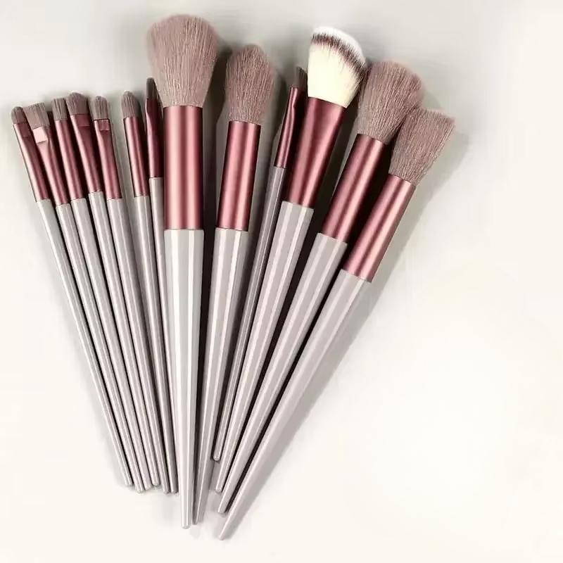 

Набор кистей для макияжа Мягкие пушистые профессиональные косметические кисти для тональной основы, пудры, теней для век, кисти для растушевки кабуки, косметический инструмент для макияжа