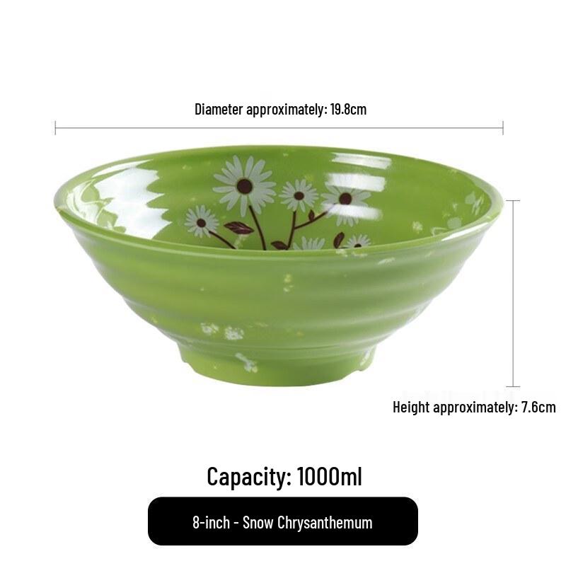 8-inch Melamine Restaurant Noodle Bowl
