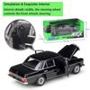Welly 1:24 Scale Mercedes-Benz 220 Alloy Car Model Diecasts Metal Toy Vehicles Car Model High Simulation Collection Childrens Gifts