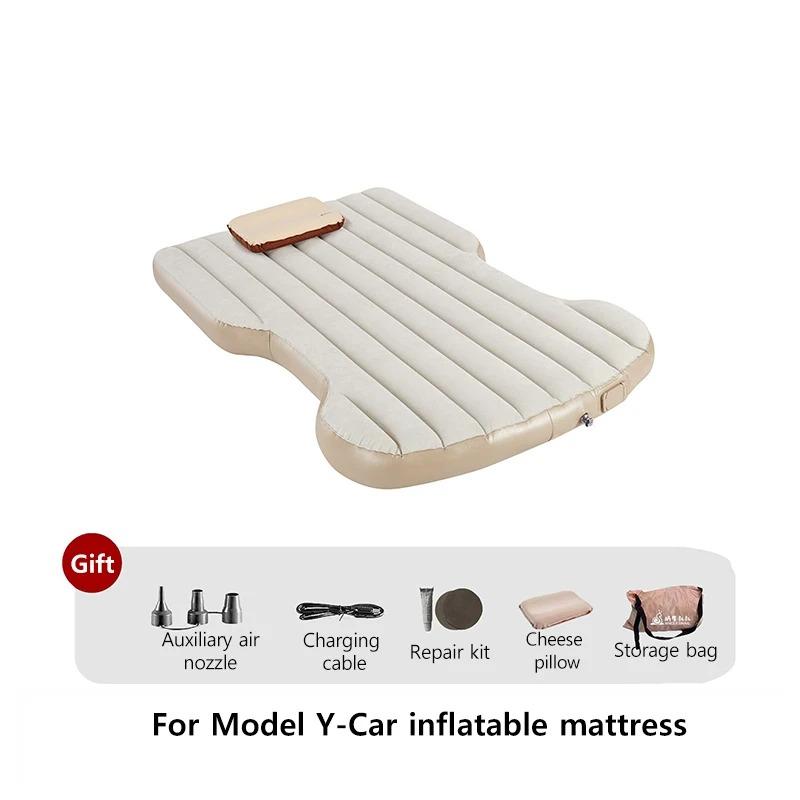 Car Inflatable Mattress for Tesla Model Y 2025-2026 Juniper with Air Pump Travel Outdoor Camping Car Trunk Air Mattress