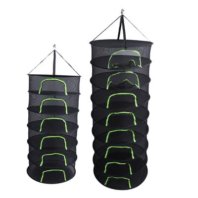 Herb Drying Rack Breathable Zipper Closure Hanging Mesh Net Foods Dry Net for Flower Buds Fish Weeds