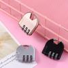 Gym Drawer Lock Heart Shape Padlock Luggage Travel Lock TSA Customs Code Lock Combination Padlock