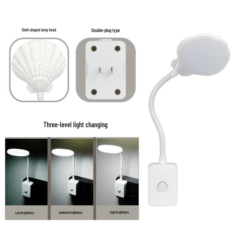 Energieeffizientes LED-Nachtlicht: Augenfreundliche Wand- oder Nachttischlampe für Studium, Stillen & Schlafzimmer. Superhell.