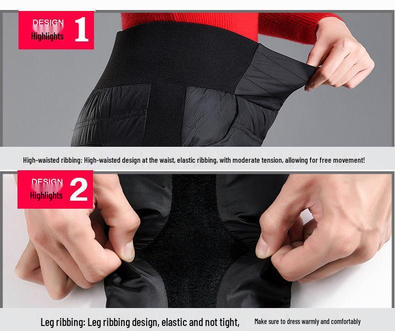 Pantalon d'hiver chaud pour femmes à taille haute et épaissi - Coupe amincissante, Grande taille, Doublé polaire, Vêtement chaud pour l'hiver pour femmes d'âge moyen et âgées