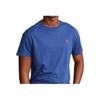 Polo Ralph Lauren SS23 Solid Logo Embroidered Casual Crew Neck Short Sleeve T-Shirt Men Tops Blue 710610667-100