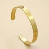 New Small Flower Pattern Open Cuff Bracelet