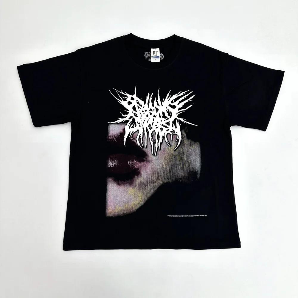 

Высокая Новинка 2024 Мужская Футболка Playboi Carti Death Wish Хип-Хоп Скейтборд Уличная 100% Хлопок Круглый Вырез S