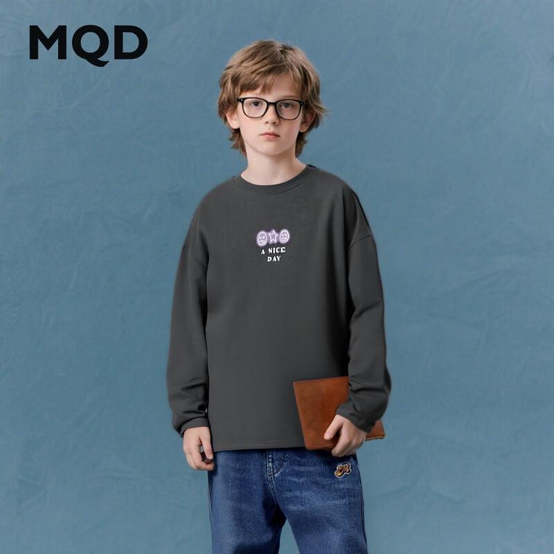 

MQD Boys Letter Print Long-Sleeve T-Shirt 130cm