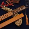 Extended Bamboo Student Ruler with Family Precepts