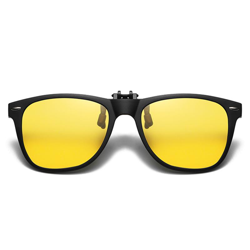 1PC Portable Lunettes De Soleil Polarisées Clip Hommes Femmes Clip-on Flip-up Lens Lunettes De Soleil Lunettes De Conduite