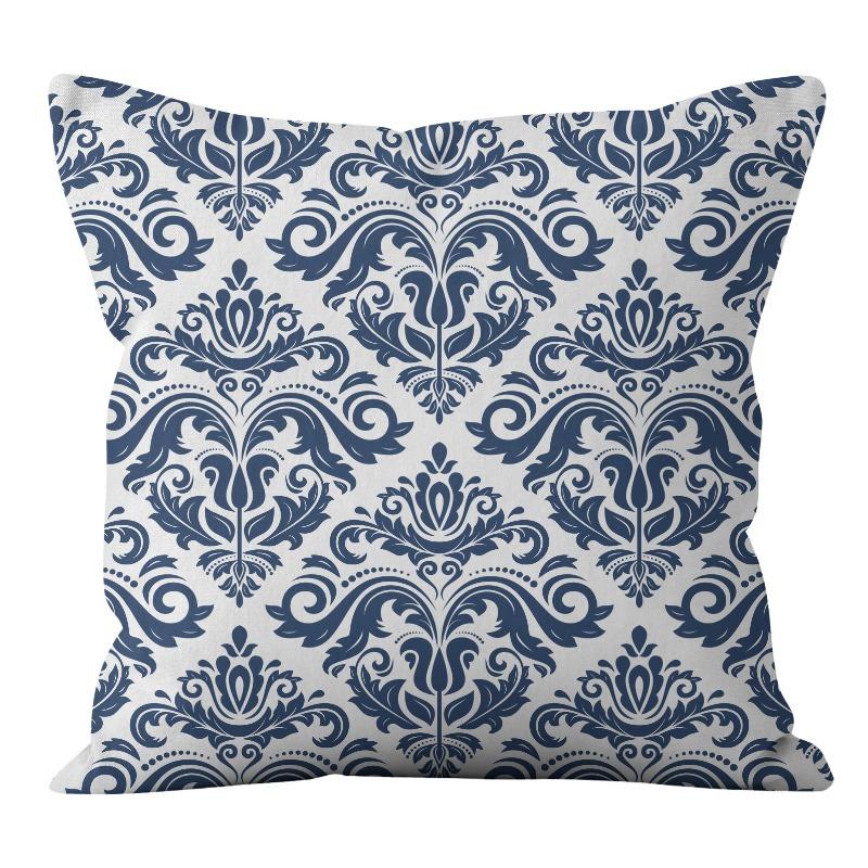 

Новый европейский стиль Демократический стиль Льняная наволочка Домашняя диванная подушка Чехол для подушки 45*45cm