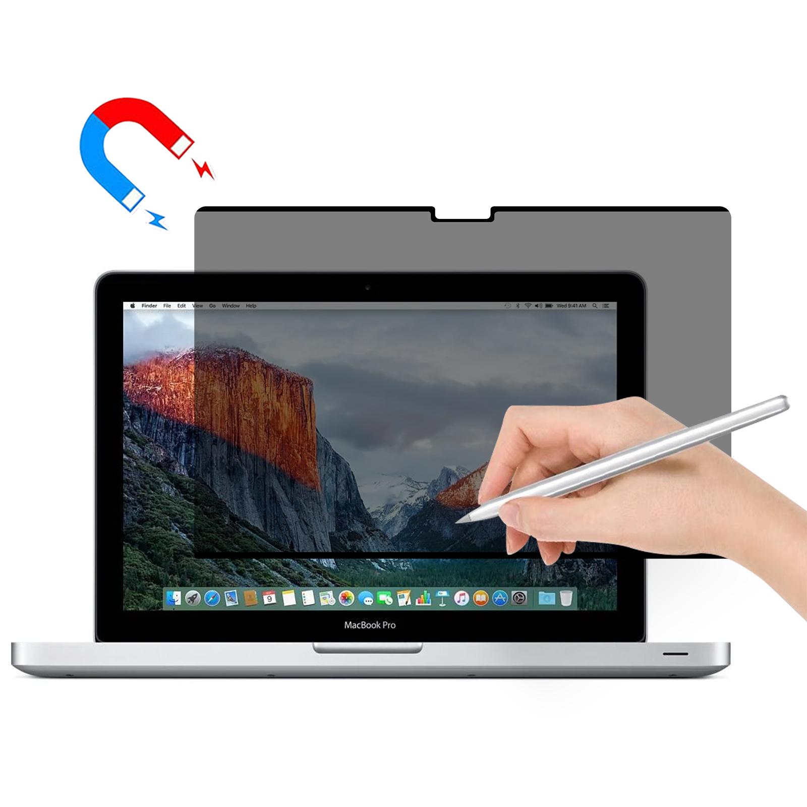 

Матовий захисний екран для MacBook Pro 13 дюймів з дисплеєм Retina (2013) A1502/Pro 13 дюймів (2008 рік) A1278 Матова ПЕТ плівка для планшета з магнітним антишпигунським ефектом