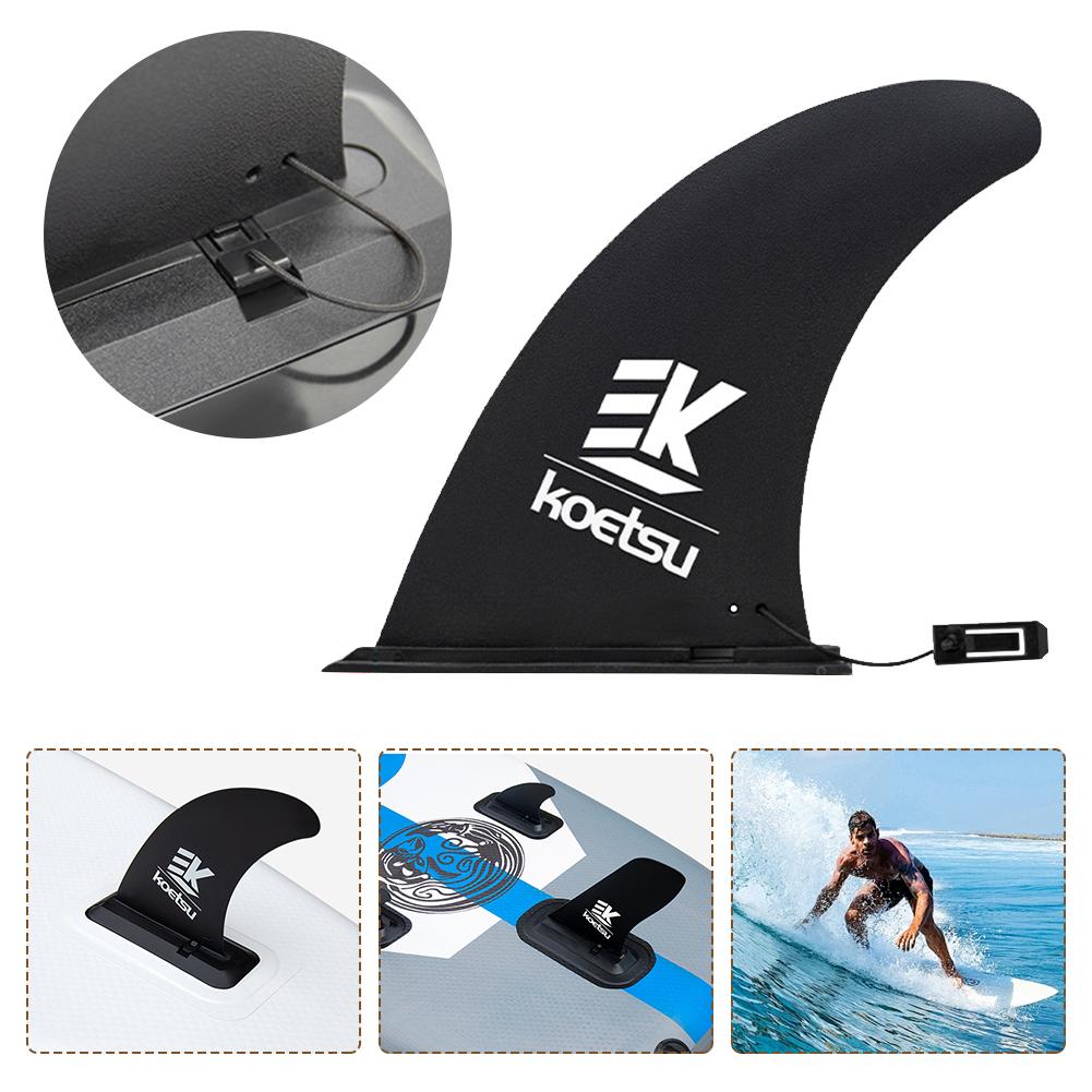 Paddle Board Fin Stand Up Paddleboard Fin Replacement Improves Stability Surfboard Fin Single Center Fin for Beginners and Pros