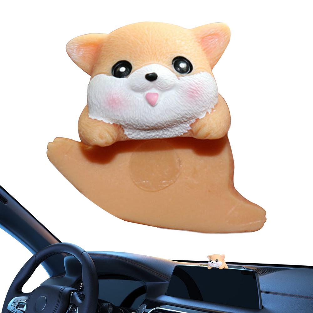 Autoornamente Niedliche Figuren Harz Tierförmige Figuren Cartoon-Ornamente Auto-Innendekorationen für Kaffeetisch Armaturenbrett