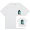 Grenzüberschreitend auf Lager exklusiv Casablanca Doppelgaze reine Baumwolle Unisex T-Shirt Hip-Hop lässig Kurzarm locker Rundhals