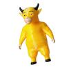 Standing Cattle Desk Figure Yellow Cartoon Display Piece for Shelf Cabinet Bookcase and Office Placement Accent