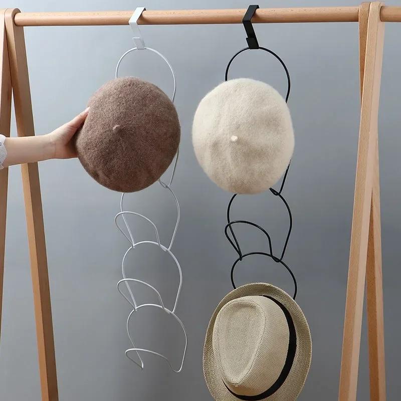 Storage Door Hanger Storage Rack for Closet Bedroom Storage Hat Rack Hook Scarf Bag Baseball Cap Rack Organizer