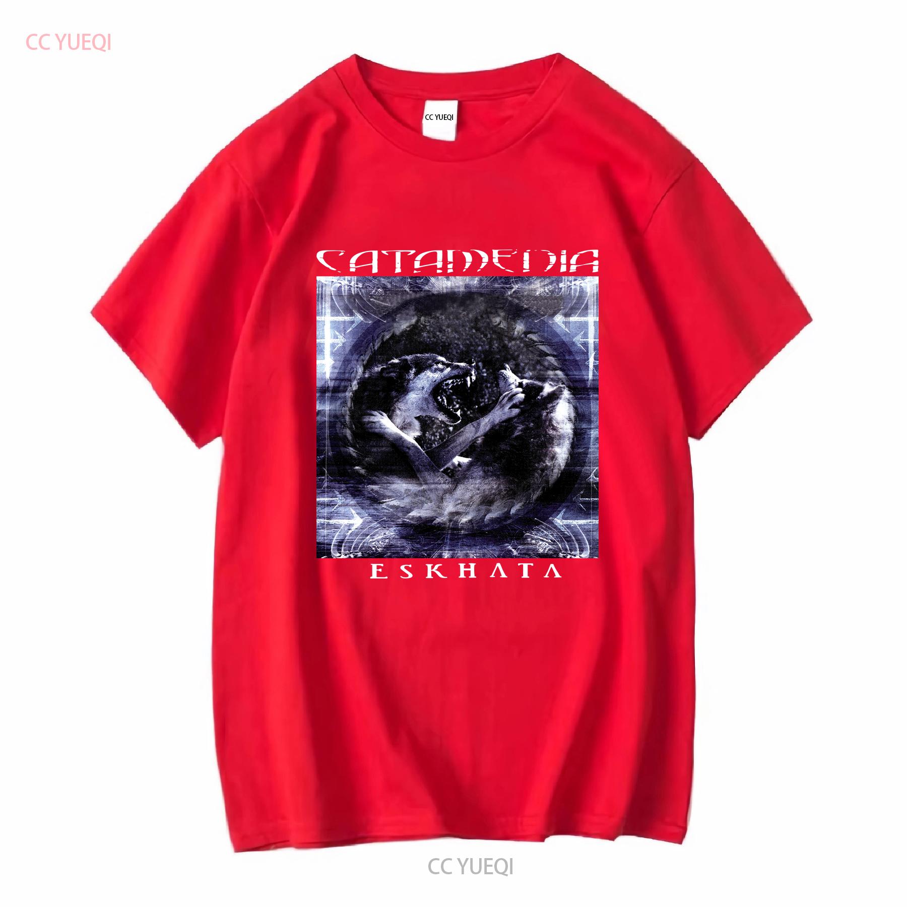 CATAMENIA Eskhata Футболка XL Arcturus Inquisition The Chasm Ulver Urfaust винтажная Стиранная Слегка Повседневная Дышащая Унисекс Мягкая S