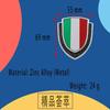 Badge Sticker Shield Styling Italy Italian National Flag Fender Side trunk Nameplate Decal Emblem