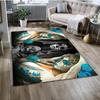 Gothic Female Skull Horror Dead Girl Floor Mat 3D