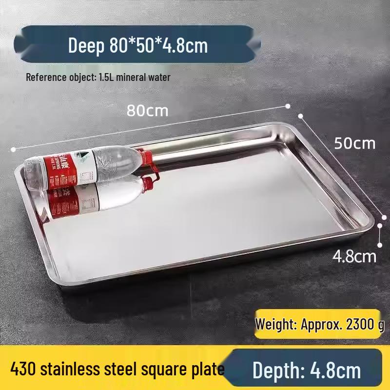 Commercial Stainless Steel Rectangular Basin