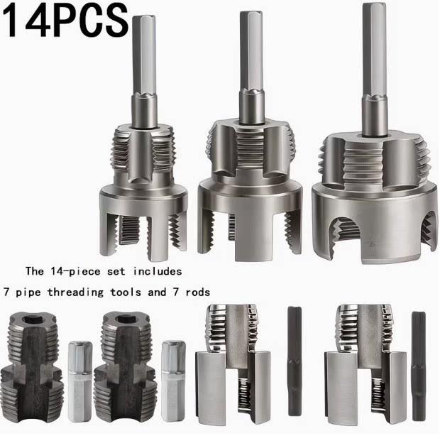 1/2 & 3/4 Instrument de filetat țevi de apă PPR cu tarod cu filet interior/exterior