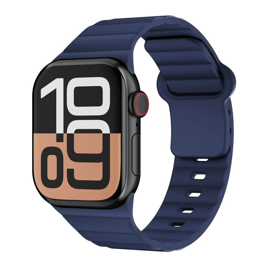 Sport Silicone Straps for Apple Watch Band 44mm 40mm 46mm 41mm 49mm 42mm 45mm Correas Bracelet iWatch Ultra 2 Series 10 9 8 7 SE