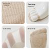 Women's Low-Cut Cotton Half-Sole Boat Socks - Summer Thin, Non-Slip, Invisible for High Heels