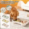Multi-functional Slow Feeder Dog Food Bowl, Pet Puzzle Toy, -choking Feeder, Bowl