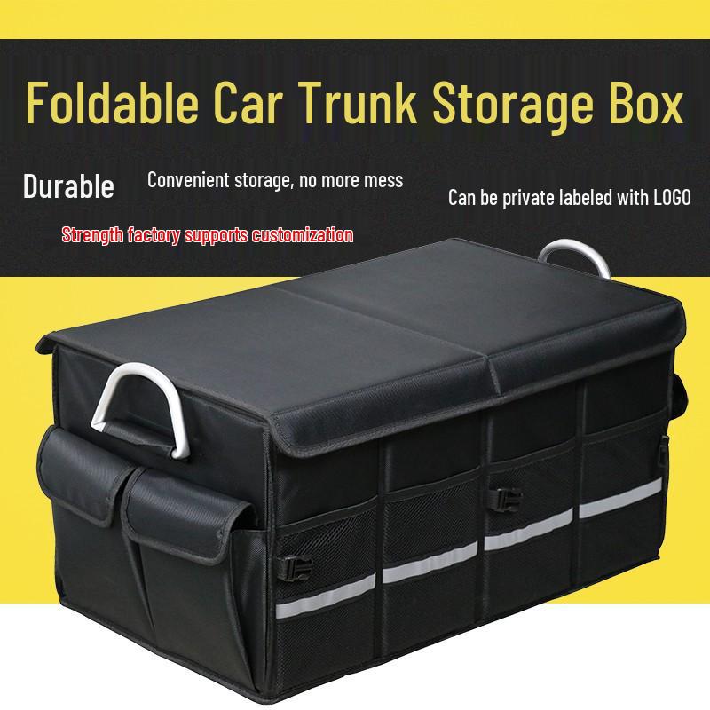 Large Capacity Folding Car Trunk Organizer & Storage Box