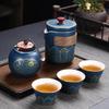 Portable Ceramic Travel Tea Set