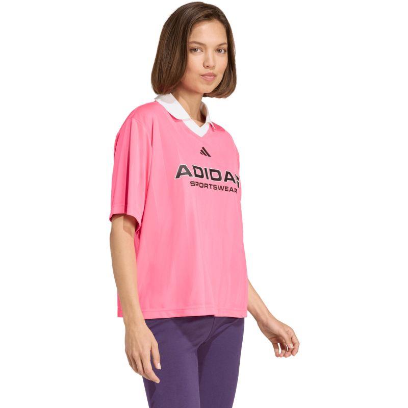 Koszulka damska adidas Tiro Q4 różowa JN2747 - XS