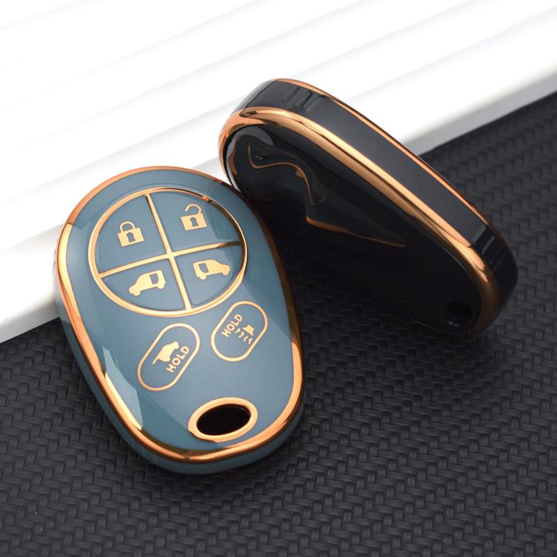 TPU Car Key Cover Case Shell Fob 1.For Toyota Toyota SE 2020 Sequoia Highlander XLE Auto Remote Smart Holder Protector Accessories
