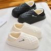 New waterproof cotton slippers men's autumn and winter indoor home thick bottom non-slip cotton drag women