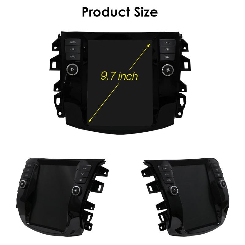 9.7" Android Vertical Screen Car Navigation with Backup Camera for 16-22 Nissan Navara
