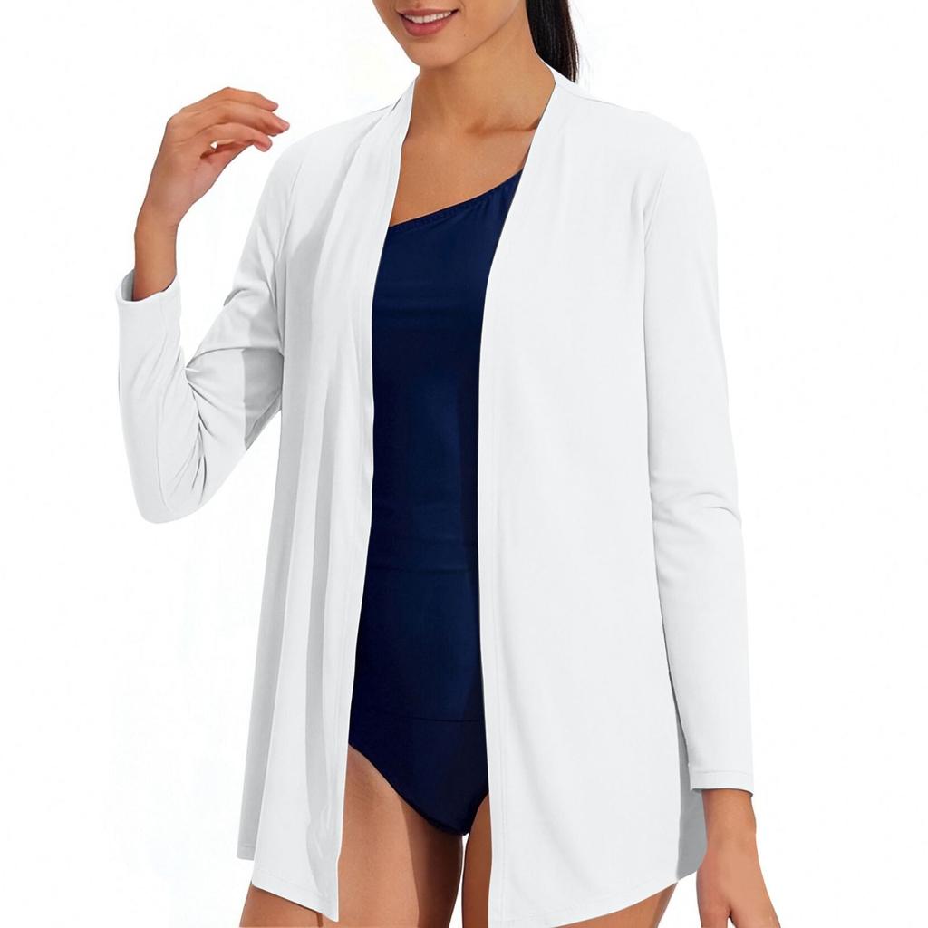 Fashionable Women's Long Sleeve Casual Cardigan Jacket