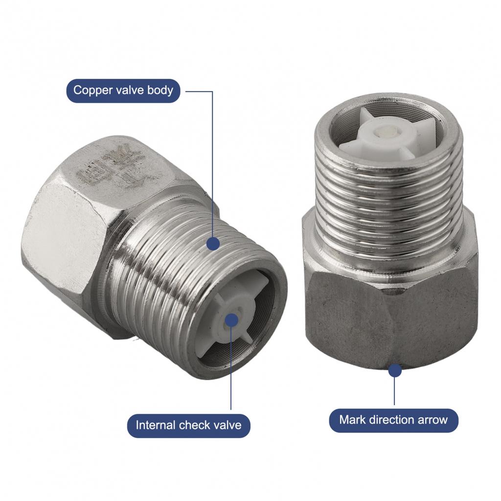 Zpětné ventily pro vodní nádrž vnitřní vnější závit