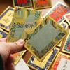 Calligraphy Desk Ornament: Creative Song Brocade Display, Xuan Paper DIY Card, Decorative Cultural Picture Frame Gift