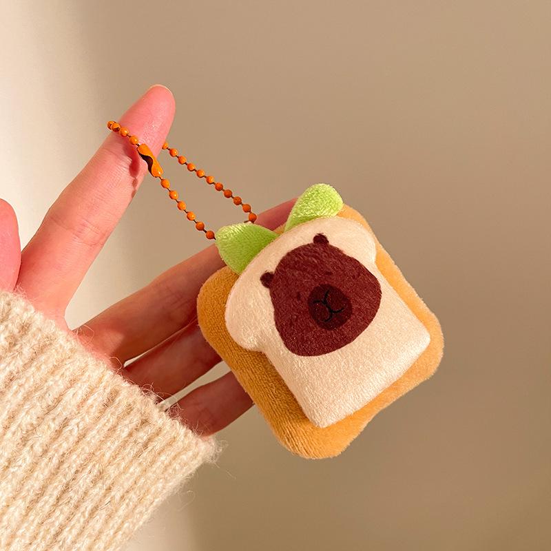 Plush Cartoon Keychain Pendant - Cute Doll Accessories for Bags and Gifts