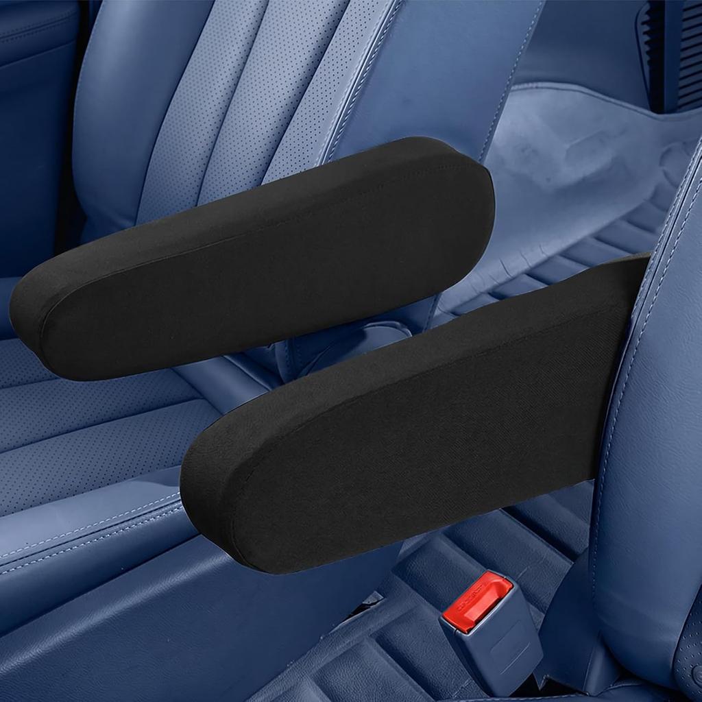 2 PCS Armrest Cover for Car, Car Front Seat Arm Rest Covers | Elastic Fabric Armrest Protectors, Soft Comfortable Universal Cars Arm Rest Cover