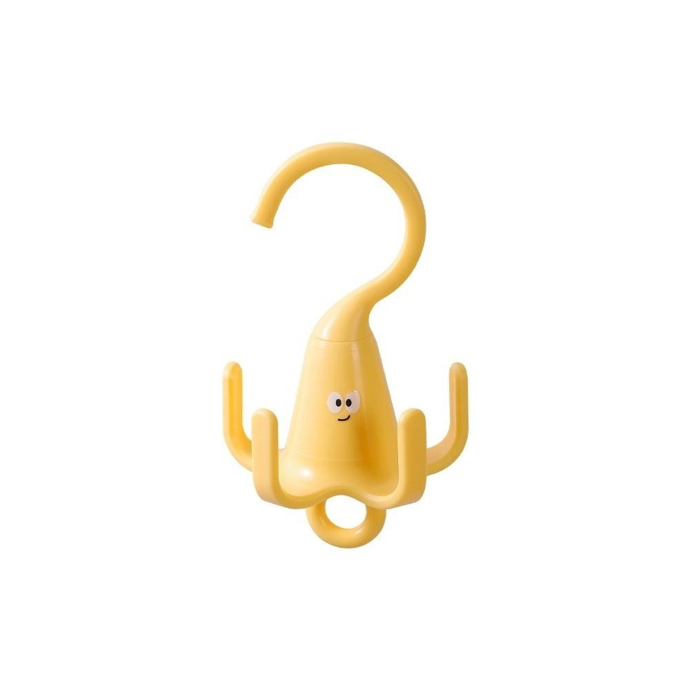 New Rotatable Closet Hooks Space Saving 5 Claw Hook Scarf Storage Rack Multi-purpose Wardrobe Storage
