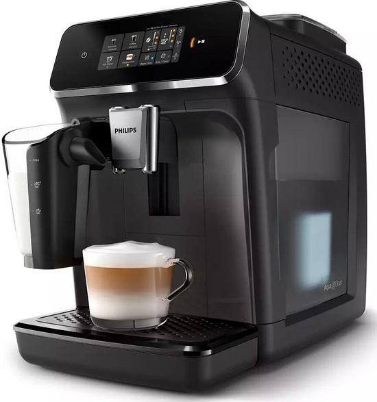 Philips ep2334/10 series 2300 espresso machine lattego system black and gray