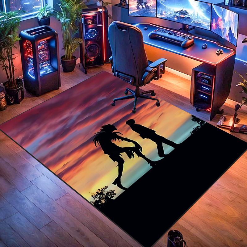 Silent Walk Sunset carpet Living room and bedroom mats Suitable for all seasons Protective pad Room Dormitory decoration