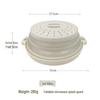 High-Temp Resistant Microwave Splatter Lid - Foldable, Oil-Proof & Multi-Functional Food Preservation Cover