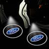 Wireless Car LED Door Welcome Light Projector For Fiesta Mondeo Black ABS Fusion Explorer Escape Shelby Tuning Accessories
