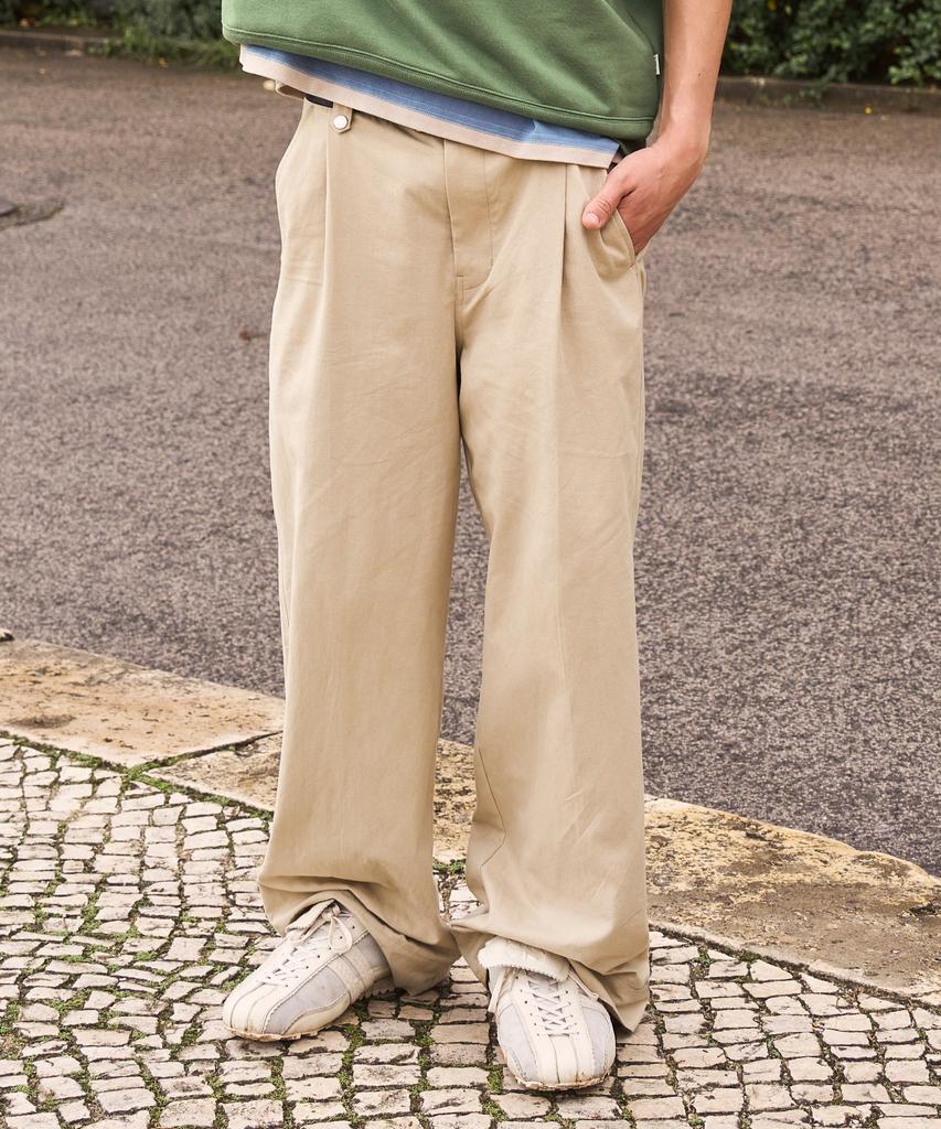Seteo Classic Chino Pants Beige