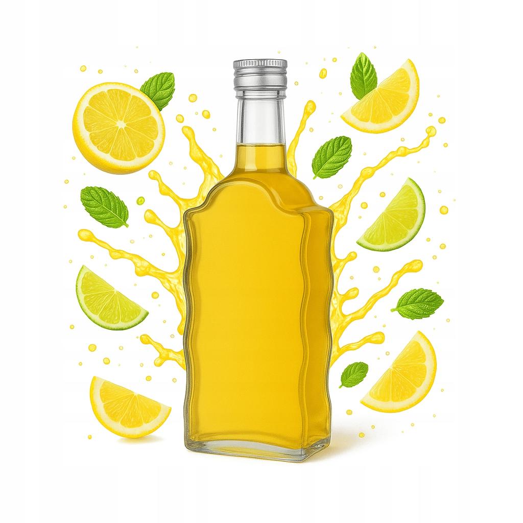 5X Butelka Fala 500 Ml + Zakrętka Na Bimber Wódkę Alkohol Domowy Ślub