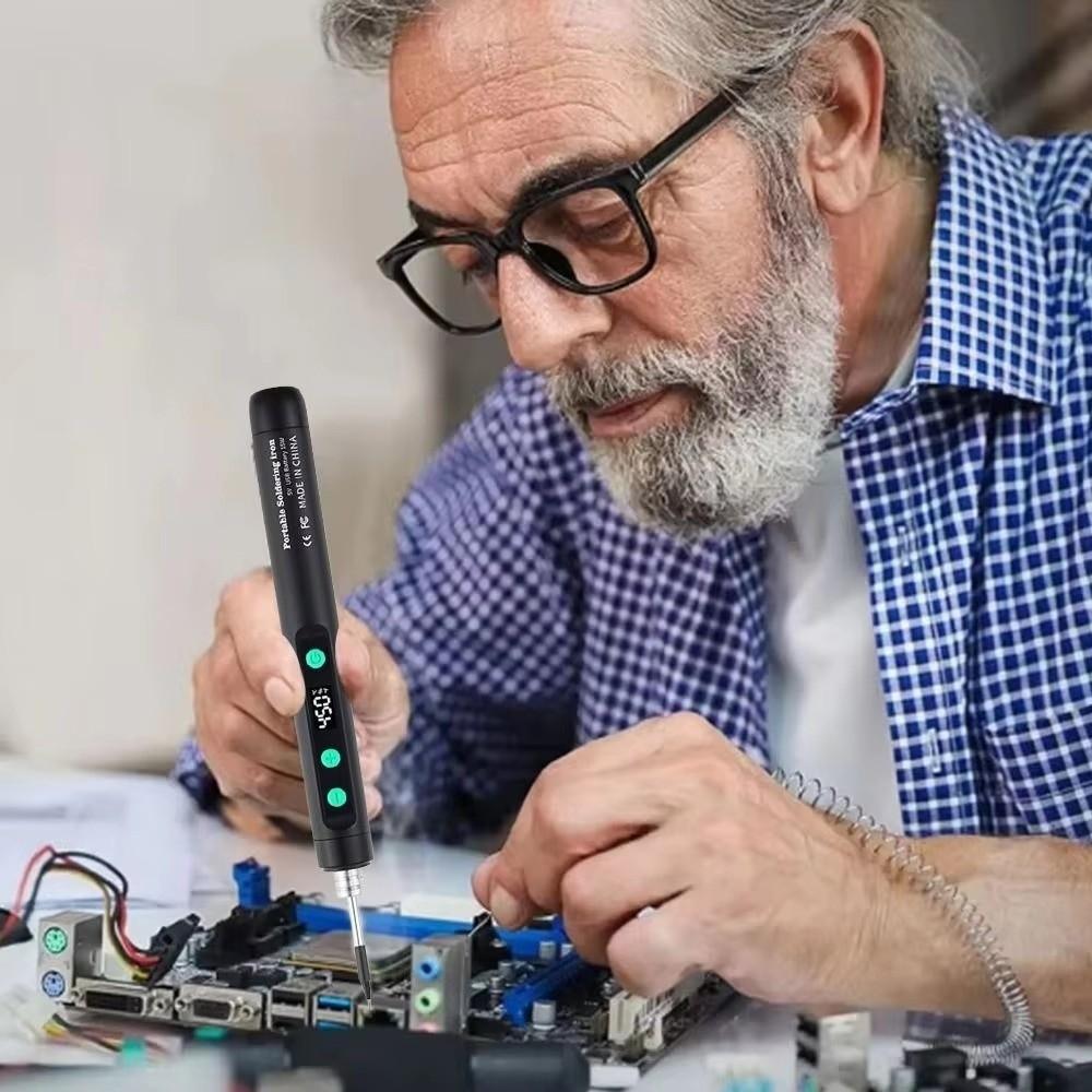 5V/15W Electric Iron Solder Speed Heating Welding Tool Kit Pen USB Soldering Iron  DIY Home Repair