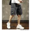 Men's workwear denim shorts 2026 new summer thin loose large size mid-length pants trendy wear-resistant five-point pants
