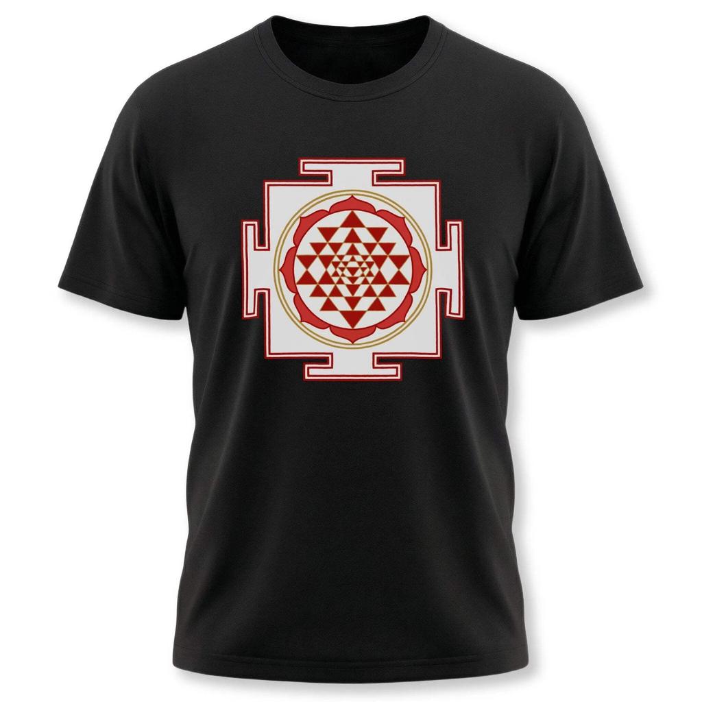 Sri Yantra Hindu Symbol T-Shirt | Sacred Geometry Mandala Tee Shirt Design